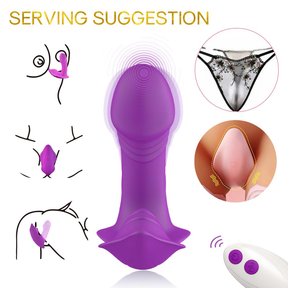 Uzaktan Kumandalı Çift Motorlu Giyilebilir Vibratör Dildo