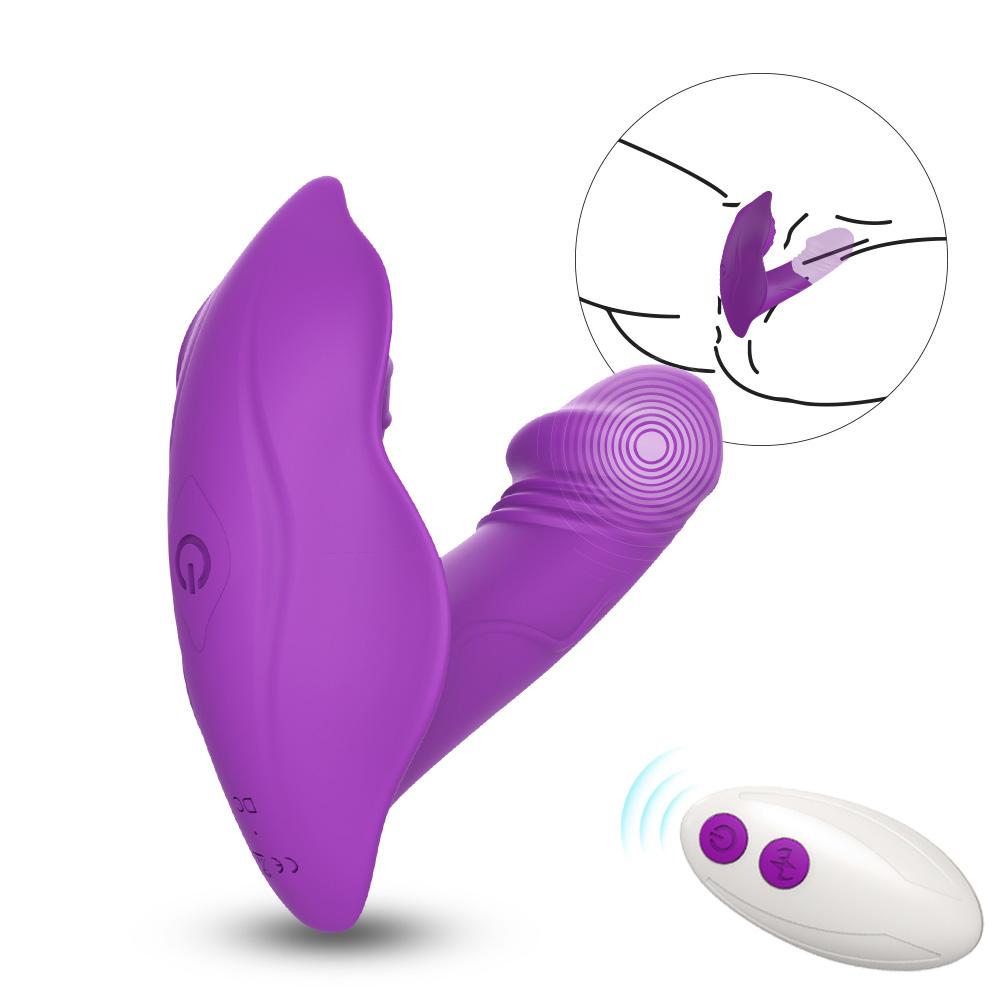 Uzaktan Kumandalı Çift Motorlu Giyilebilir Vibratör Dildo